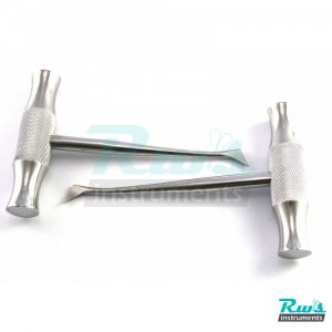 2 Pcs Dental Root Elevators W BARRY 125 mm Oral Surgery Luxating Cryer Elevator