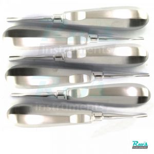 6 Pcs Dental Root Elevators Oral Surgery PDL Luxating Tooth loosening